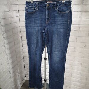 Tommy Hilfiger Ladies Size 10 Curve Straight Leg Medium Wash Blue Jeans